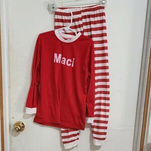 Brand Unknown, Girl's PJ Set, Size 12,